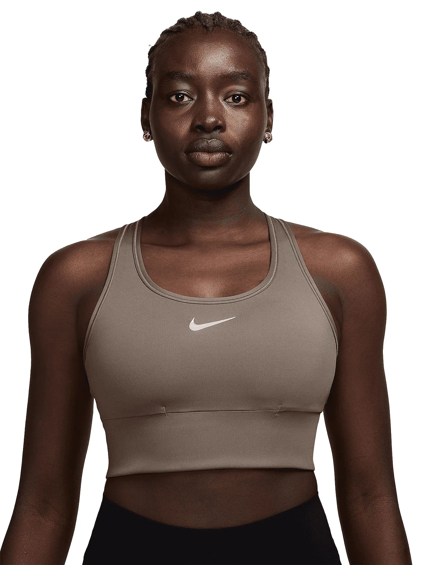 NIKE | Damen Sport-BH Swosh Longline Medium Support | 